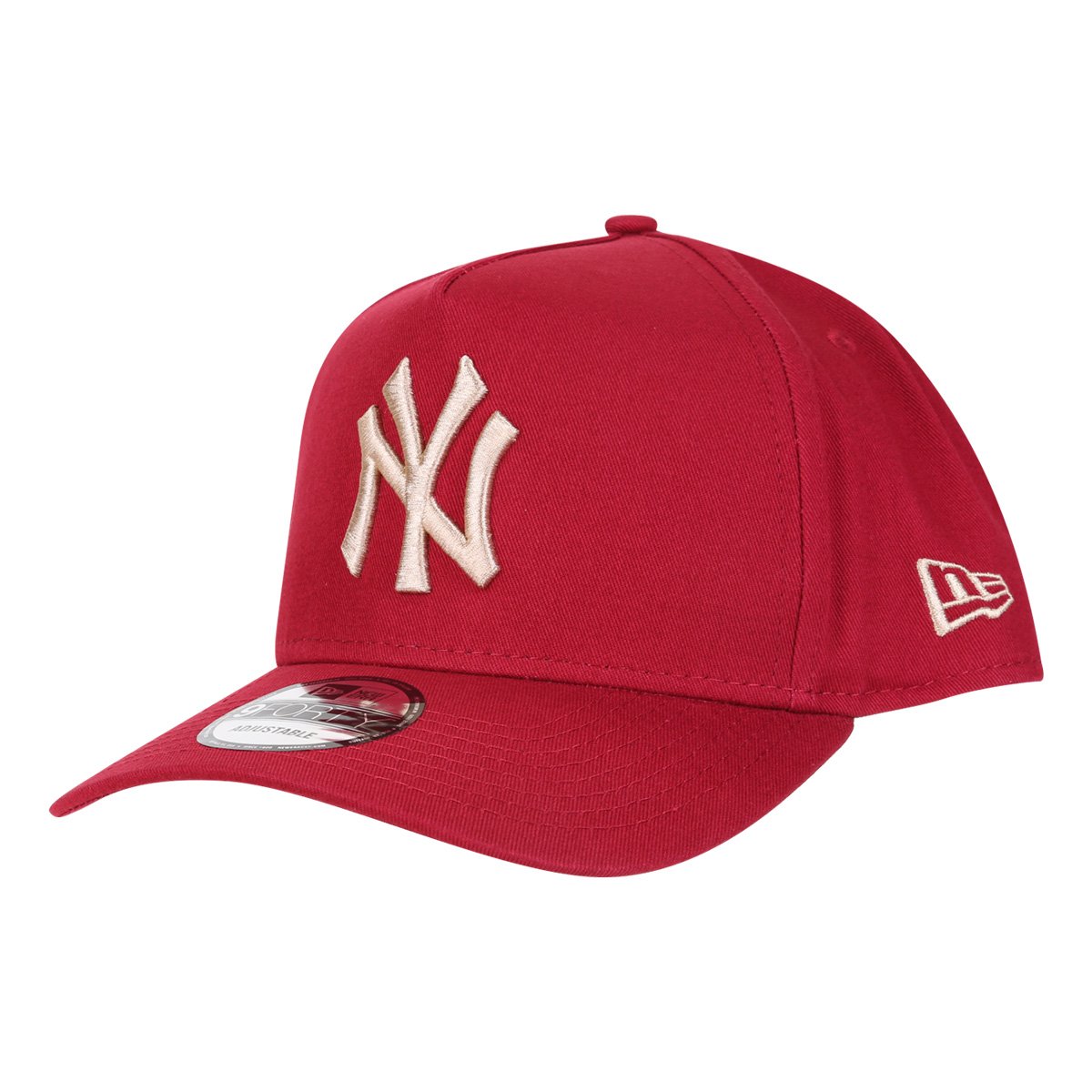Boné New Era MLB New York Yankees Aba Curva Snapback A-Frame 9Forty