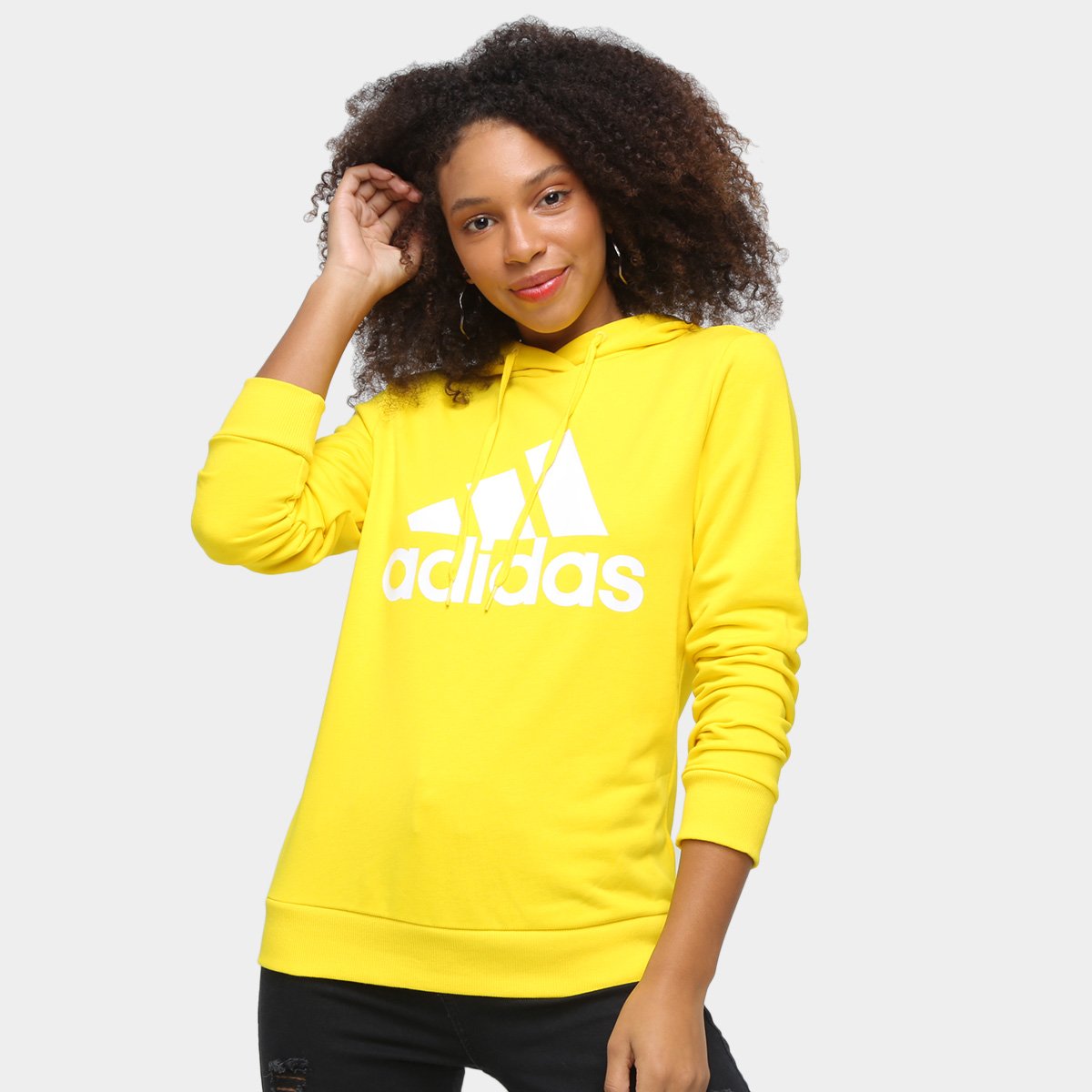 Moletom Adidas Essentials Logo Feminino