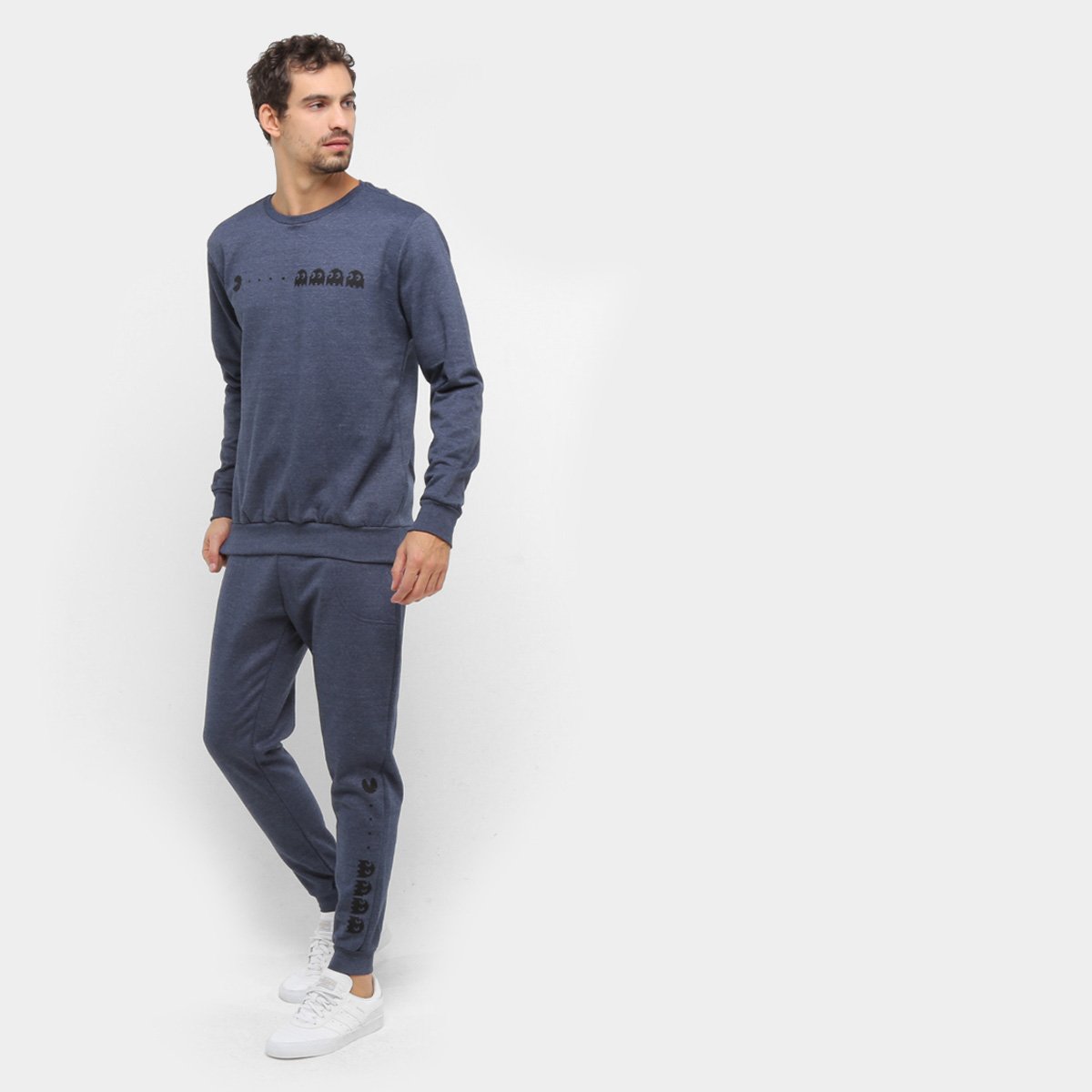 Agasalho Moletom Pacman Blusa e Calça Jogger Masculino