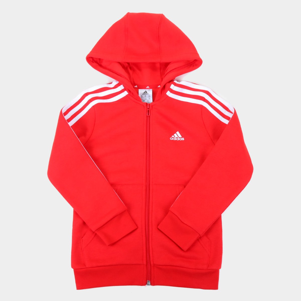 Jaqueta Infantil Adidas D2m 3S c/ Capuz Masculina