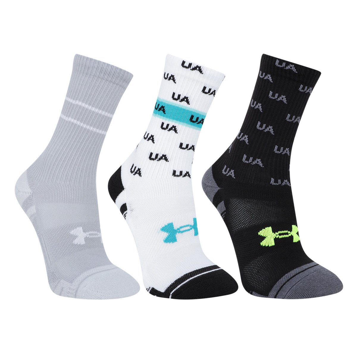 Kit Meia Under Armour Perf Tech Nov - 3 Pares