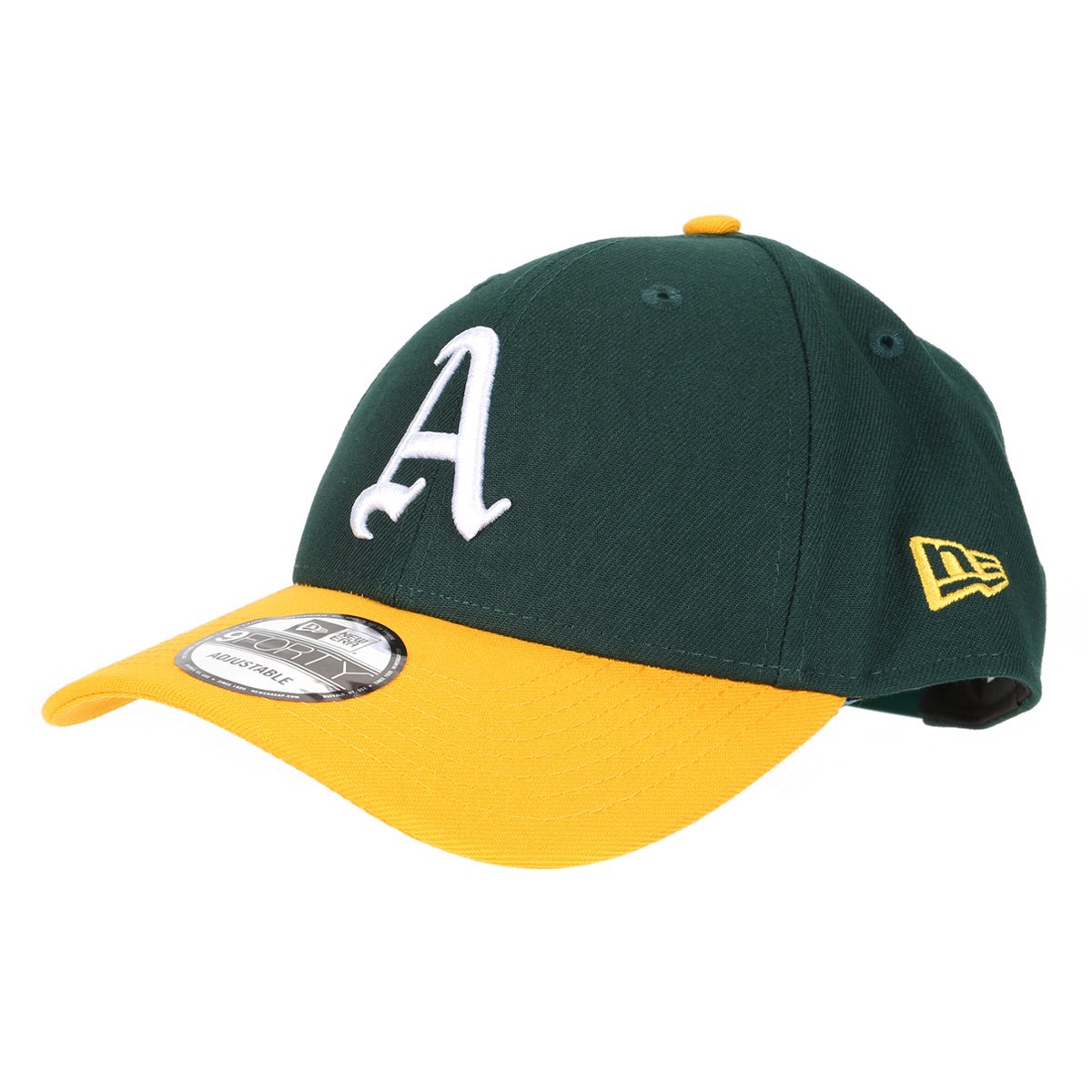 Boné New Era MLB Oakland Athletics Aba Curva Snapback Team 9Fifty