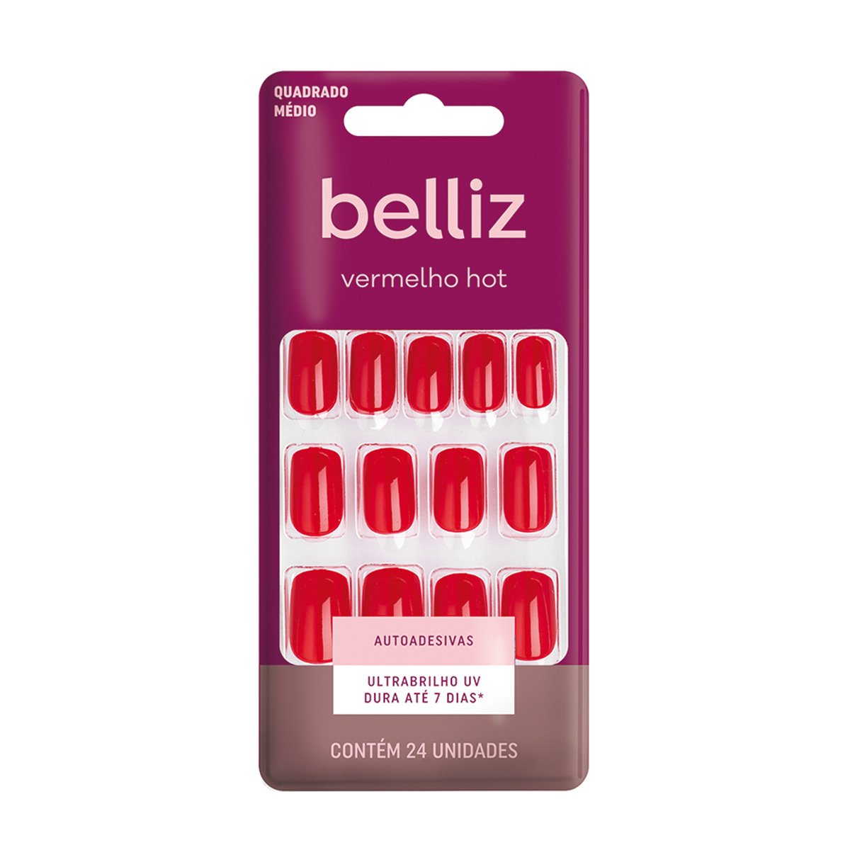Unhas Postiças Belliz Autoadesivas Hot