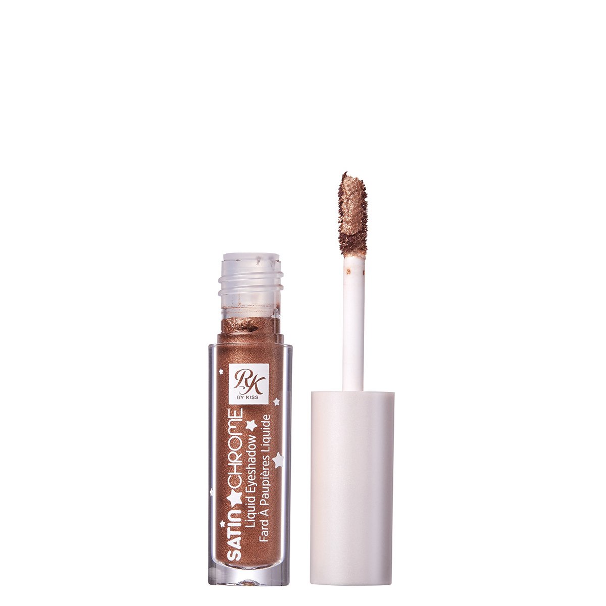 Sombra Líquida Satin Chrome cor Hazelnut Brown RK By Kiss