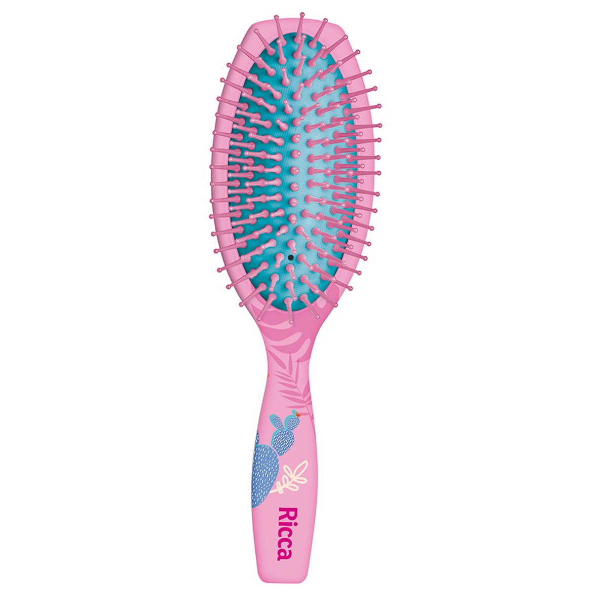 Escova Ricca lhama Pink Oval