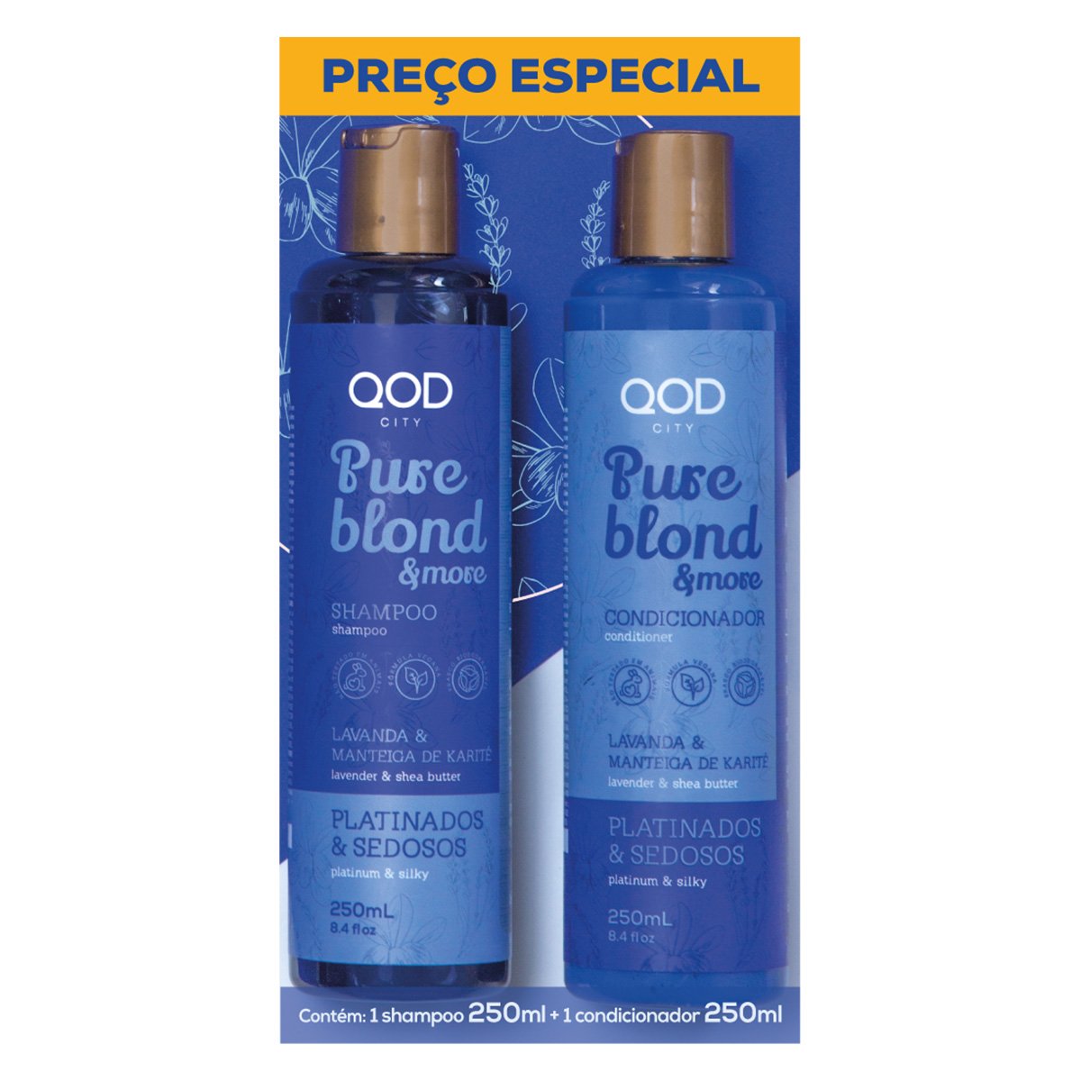 Kit Qod City Pure Blond Preço Especial
