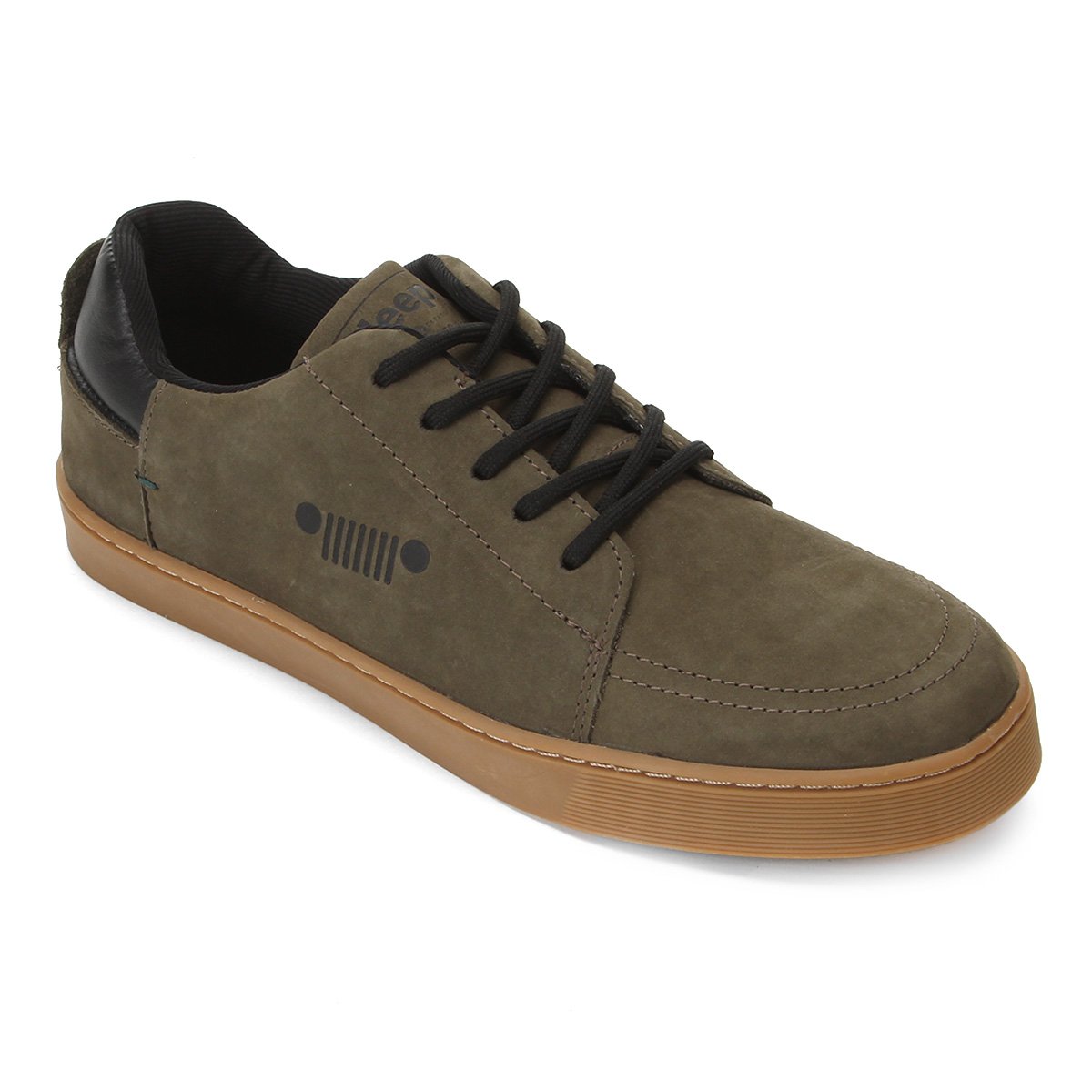 Tênis Couro Jeep Wrangler Casual Low Masculino