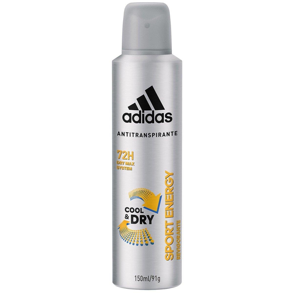 Desodorante Adidas Cool & Care Sport Energy Aerosol Masculino 150ml