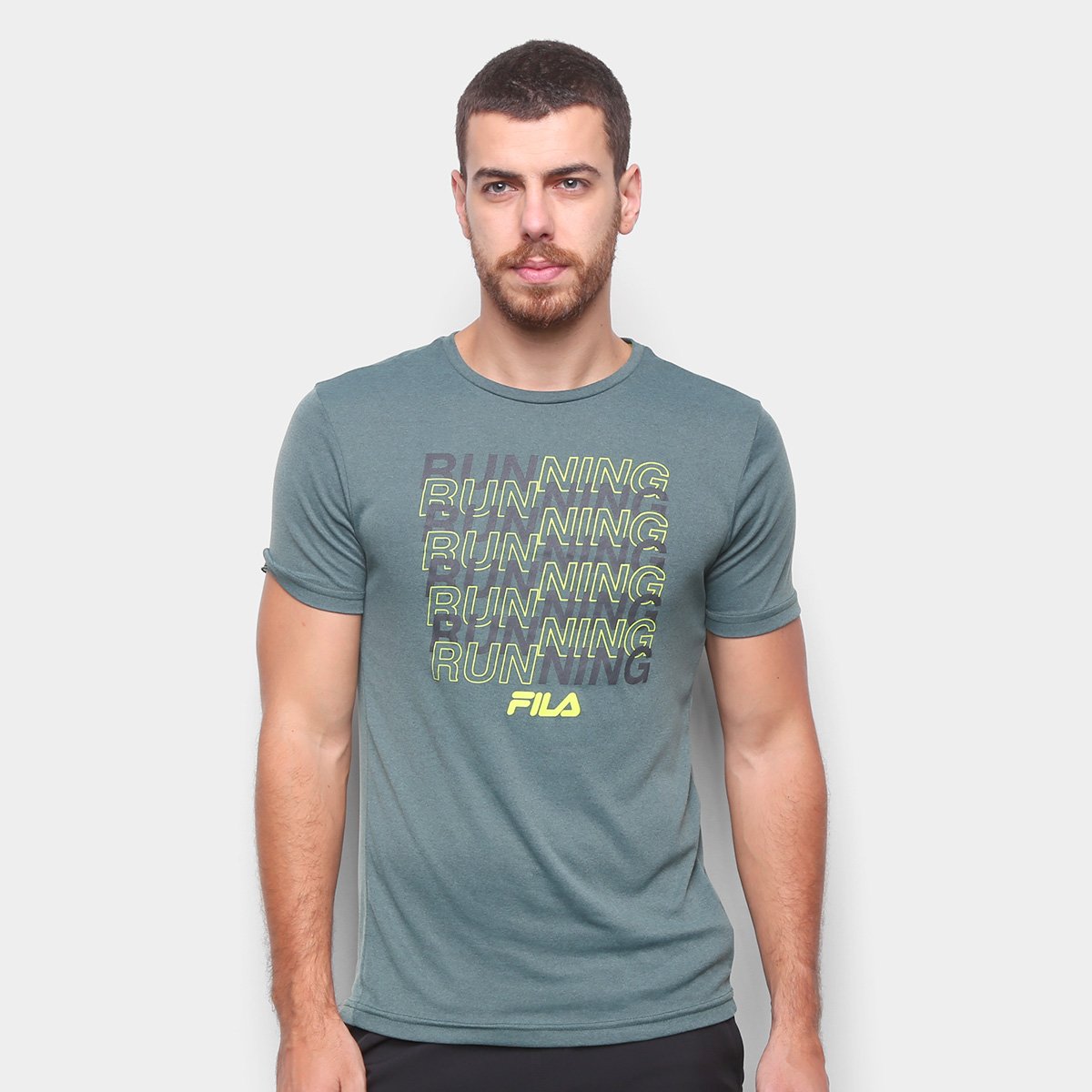 Camiseta Fila Run PA Print Masculina