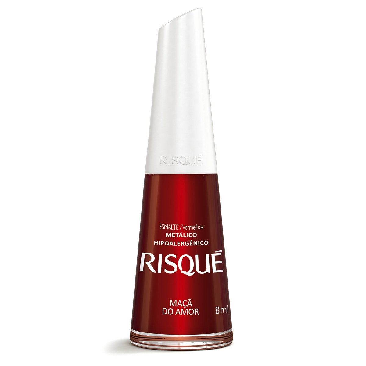 Esmalte Metálico Risqué Maçã do Amor 8ml