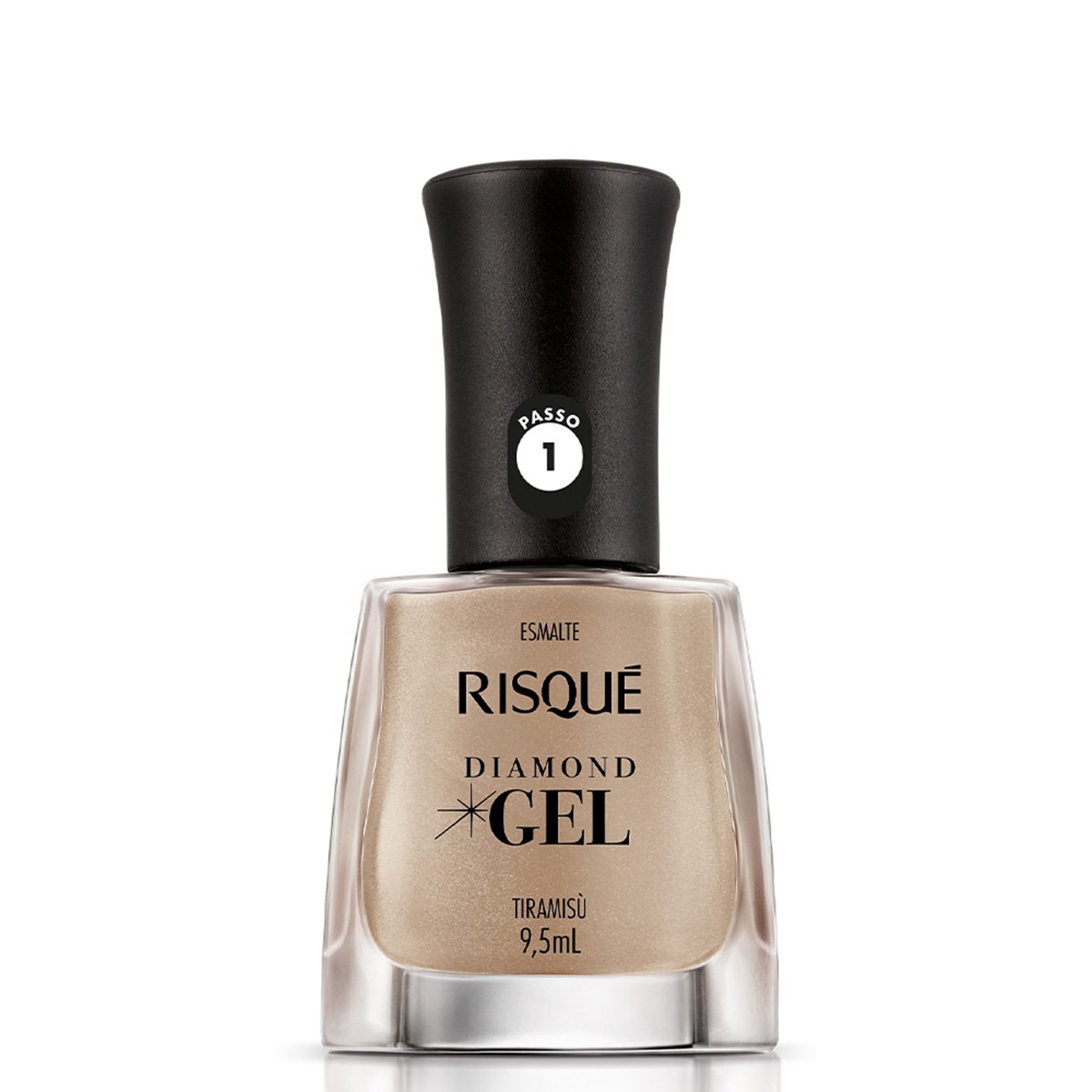 Esmalte Risqué Cremoso Diamond Gel Tiramisu - 9,5ml