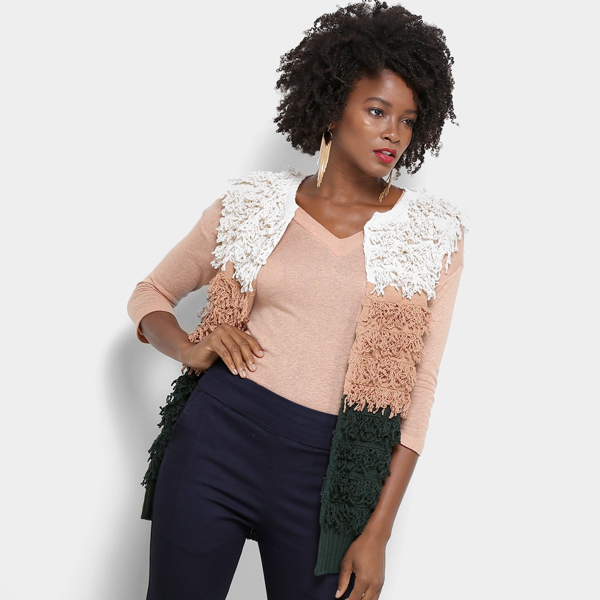 Colete Maria Filó Silk Inca Feminino