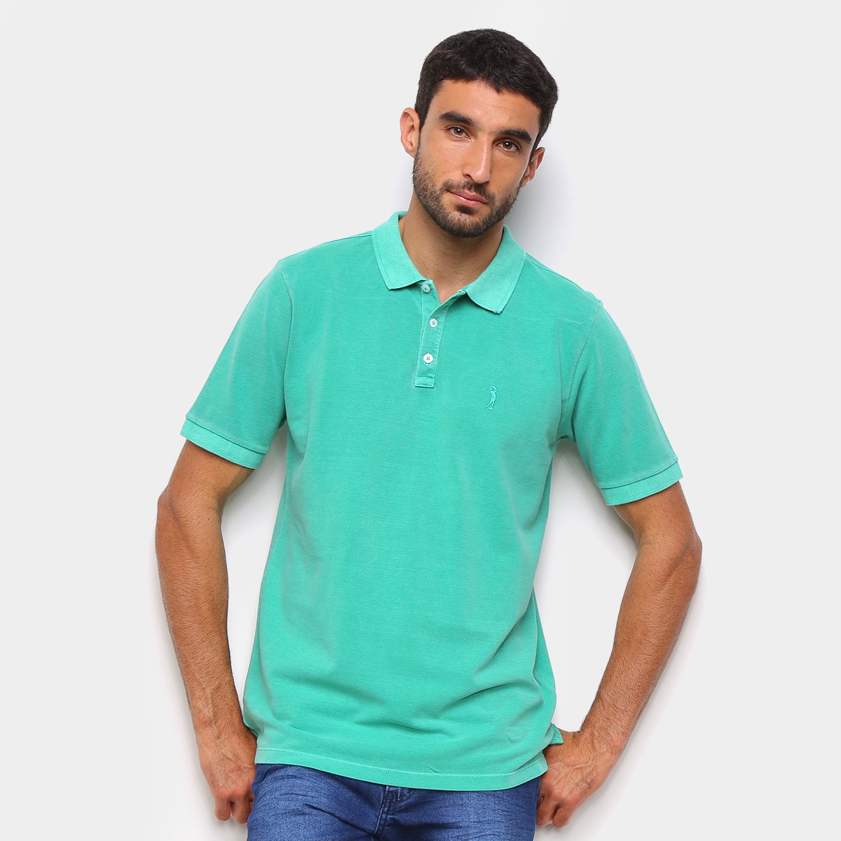 Camisa Polo Aleatory Estonada Masculina
