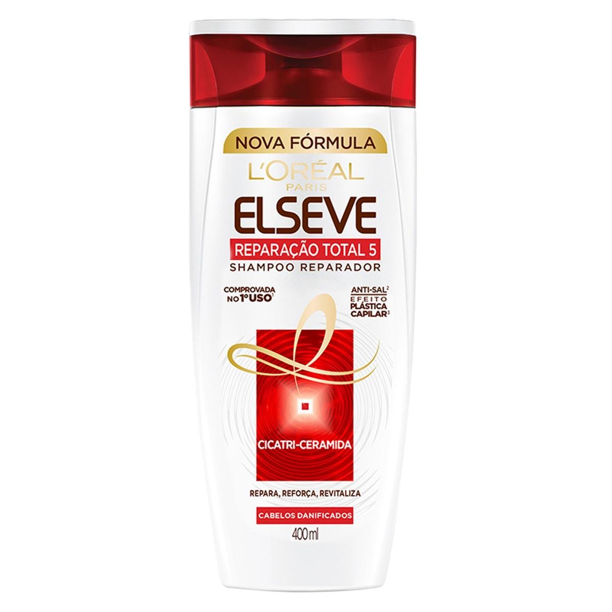 Shampoo Elseve Reparação Total 5+ L'Oréal Paris 400ml