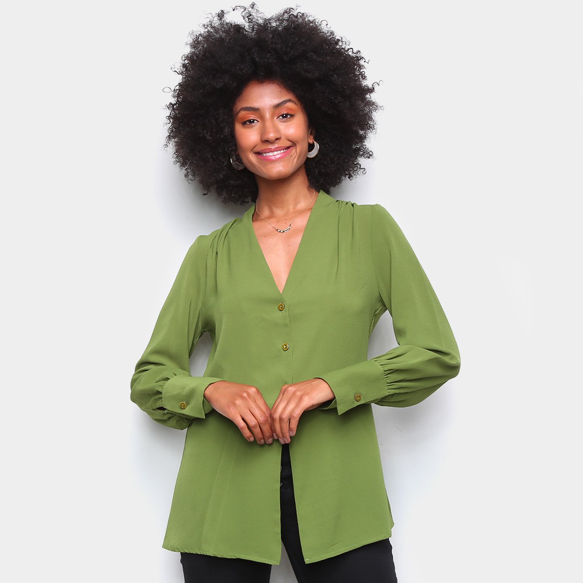 Camisa Manga Longa Yutz Lisa Feminina