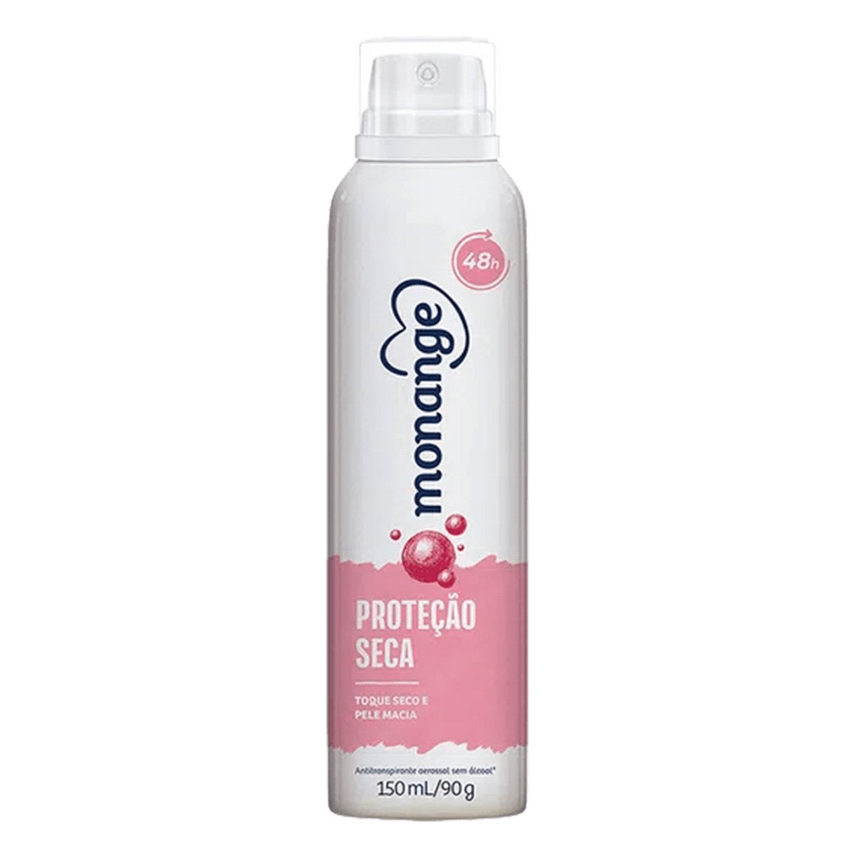 Desodorante Monange Proteção Seca Aerossol - Antitranspirante Feminino Floral 150ml