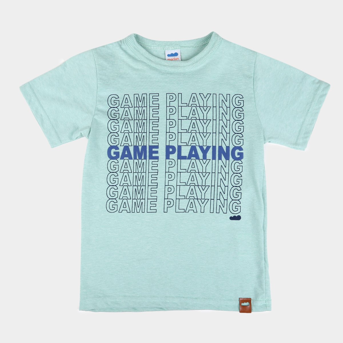 Camiseta Infantil Marlan Game Playing Masculina