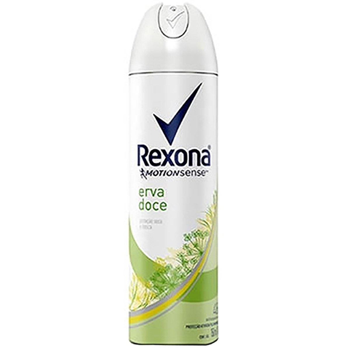 Rexona Desodorante Aerosol Antitranspirante Erva Doce Feminino 150ml