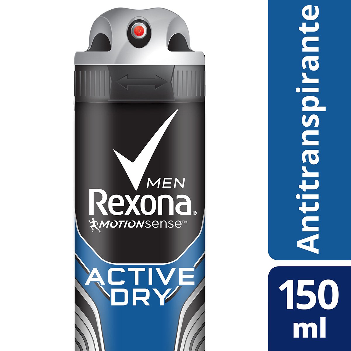 Desodorante Antitranspirante Rexona Active Dry/Azul 150ml