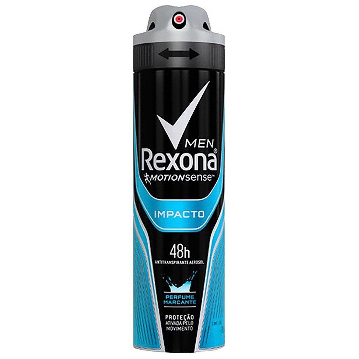 Desodorante Antitranspirante Rexona Masculino Aerosol Impacto 150 ml