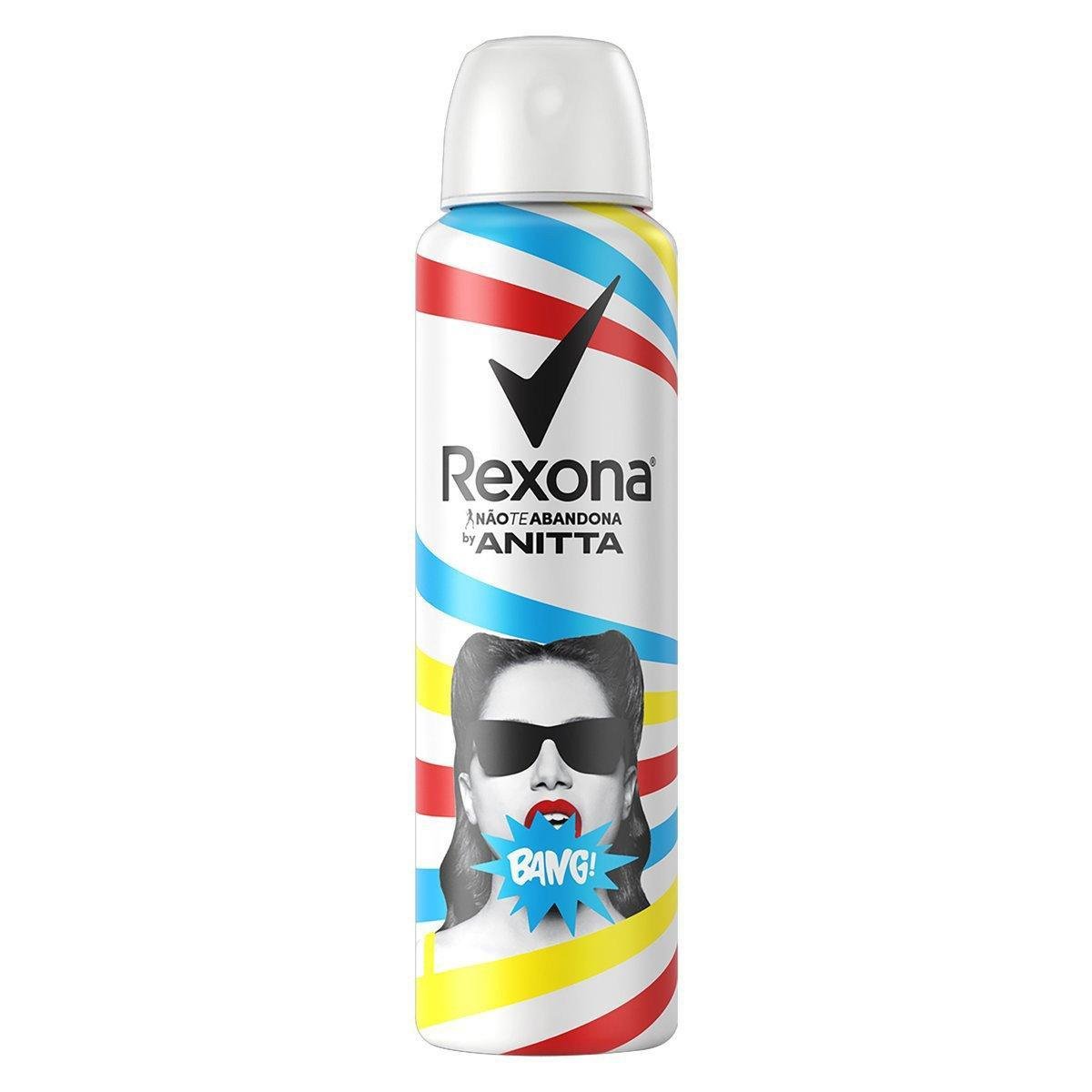 Desodorante Antitranspirante Rexona Aerossol Bang Bang by Anitta 150ml
