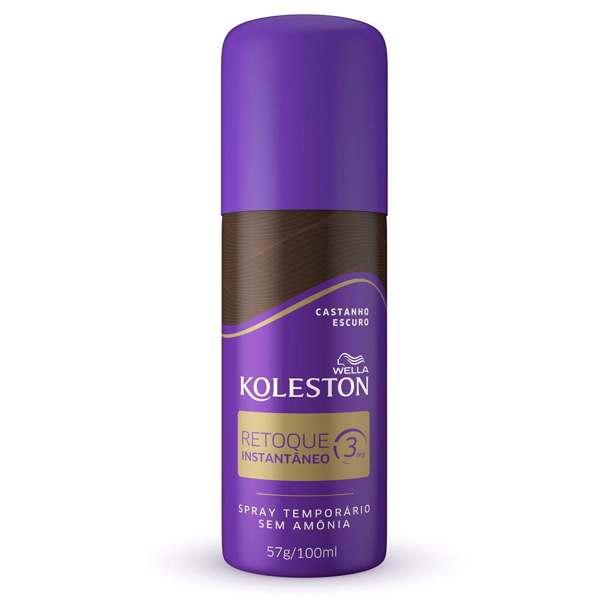 Retoque de Raiz Koleston Spray Instantâneo Castanho Escuro 100ml
