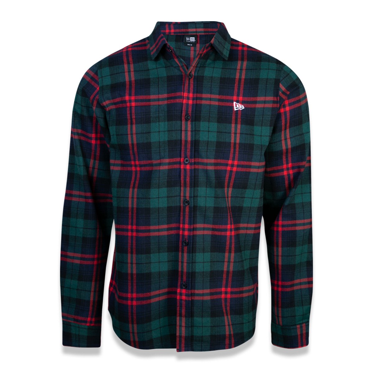 Camisa Xadrez New Era United In Sport Manga Longa Masculina