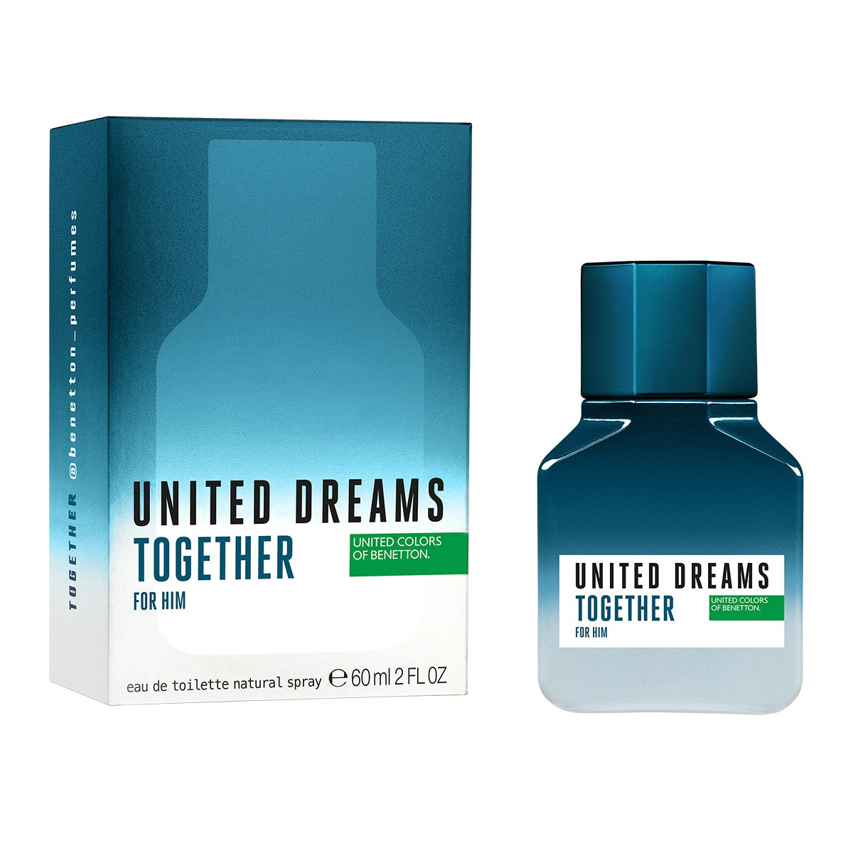 Perfume Benetton United Dreams Together for Him Masculino EDT 60ml