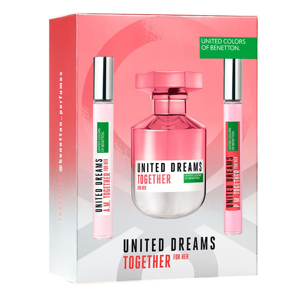 Kit Perfume Benetton Together 80ml + Intensificadores