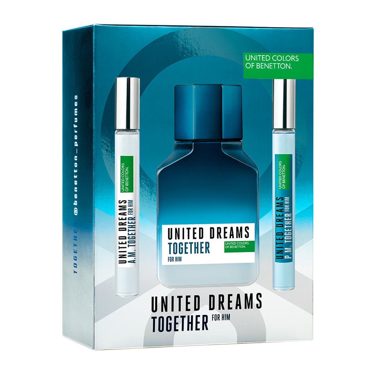 Kit Perfume BenettonTogether 100ml + Intensificadores