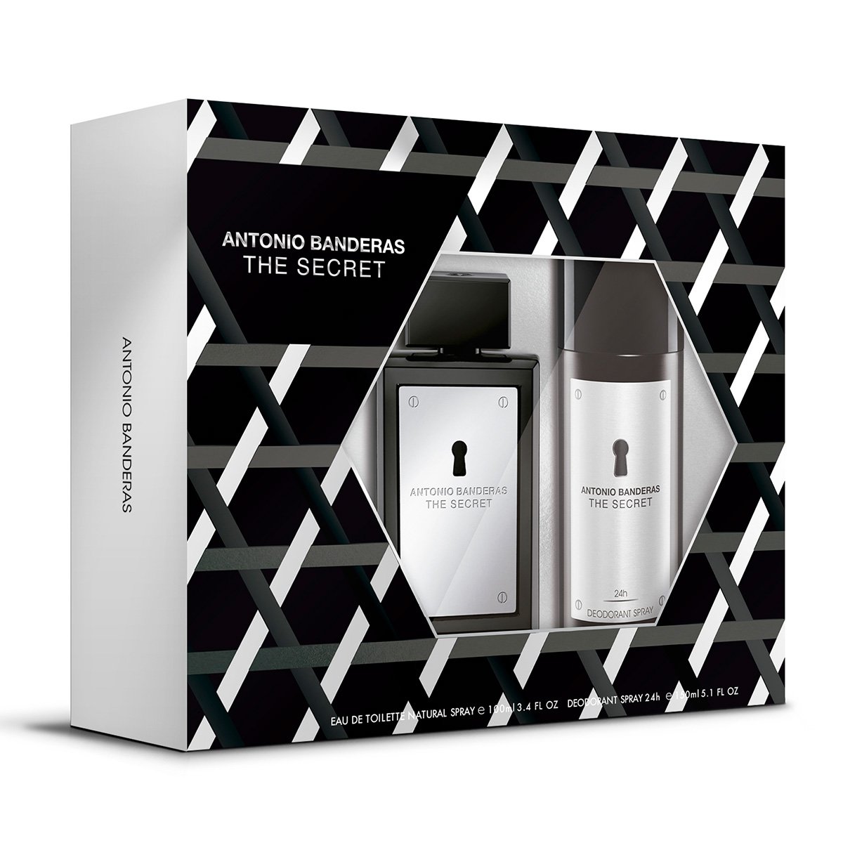 Kit Antonio Banderas The Secret - Eau de Toilette 100ml + Desodorante 150ml