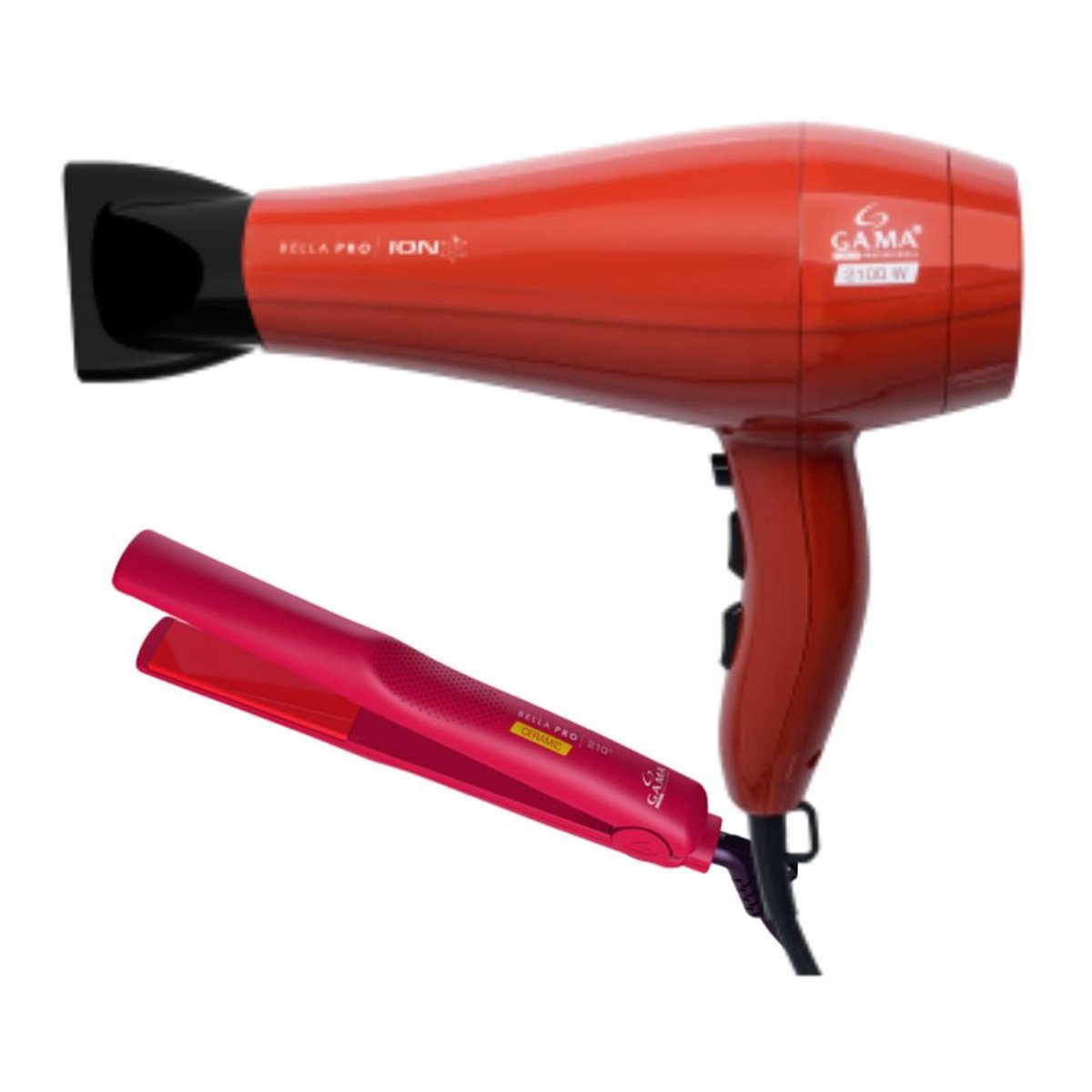 Kit Gama aqua therapy Secador 220v e Prancha bivolt