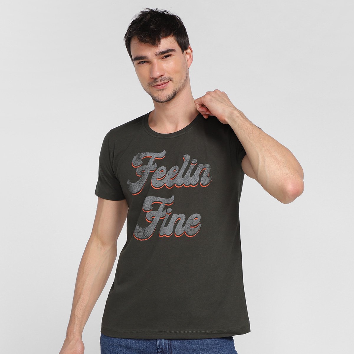 Camiseta Tribo Santa Estampada Masculina