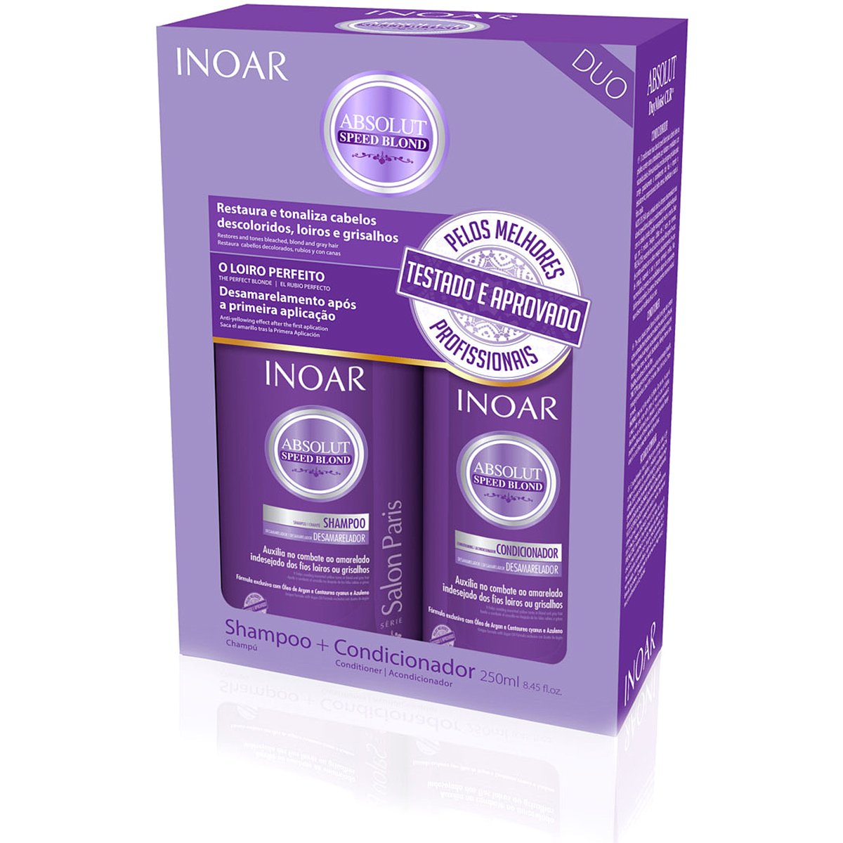 Kit Inoar Speed Blond Duo Shampoo 250ml + Condicionador 250ml