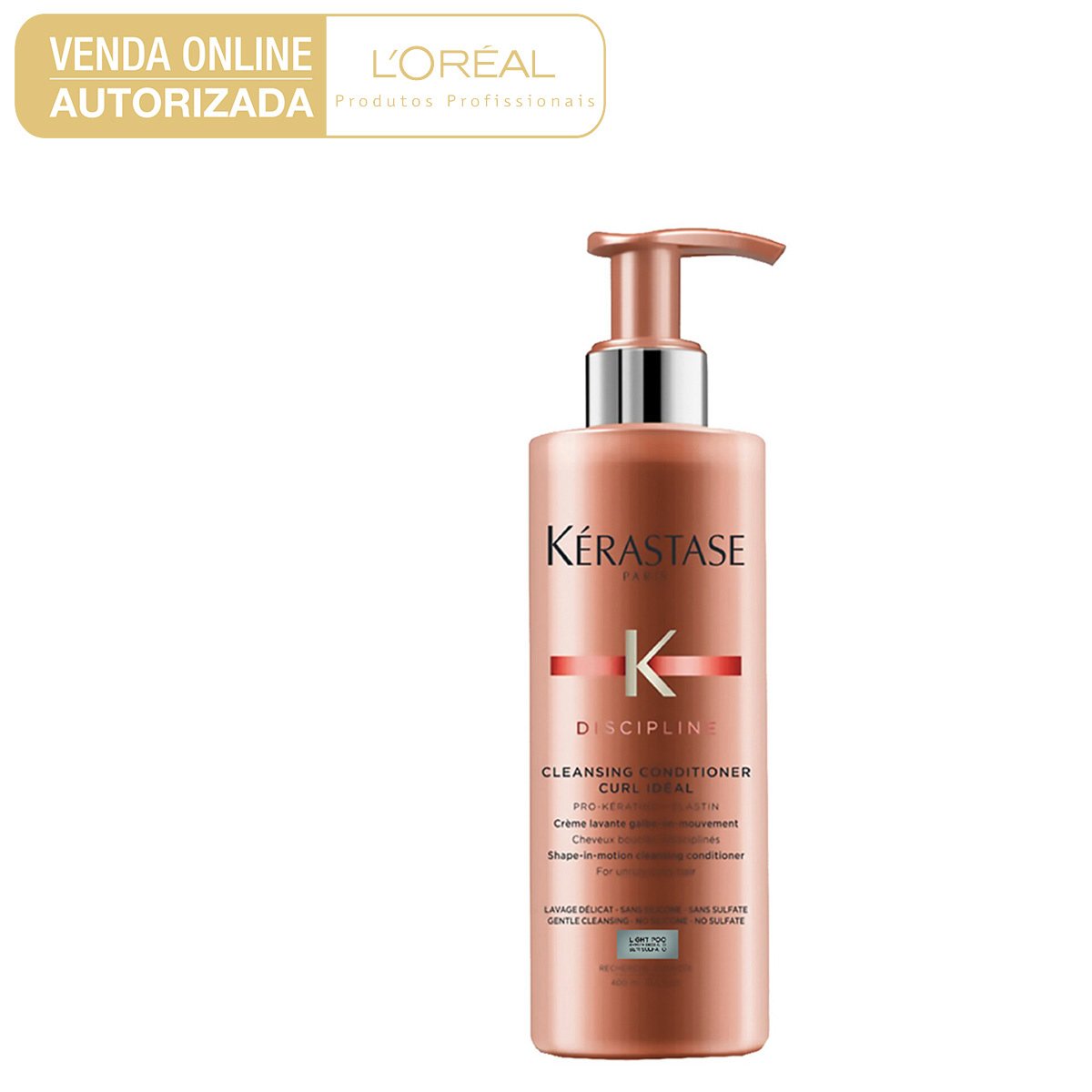 Kérastase Discipline Curl Ideal Light Poo Condicionador Limpante 400ml
