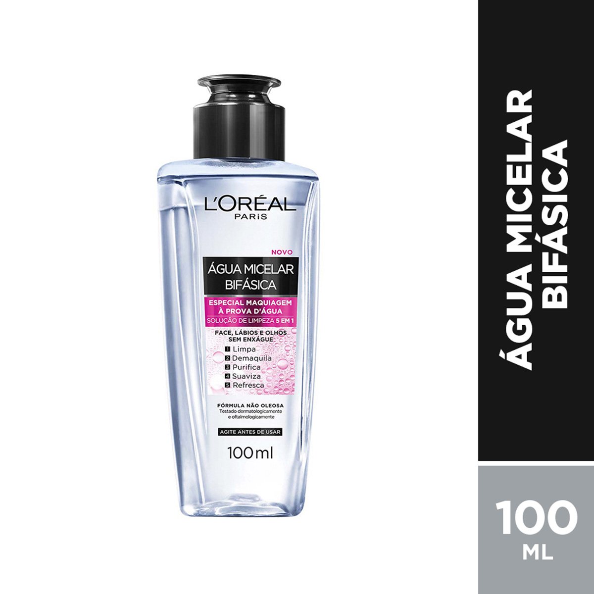 Água Micelar Bifásica à Prova D'Água L'Oréal Paris 100ml
