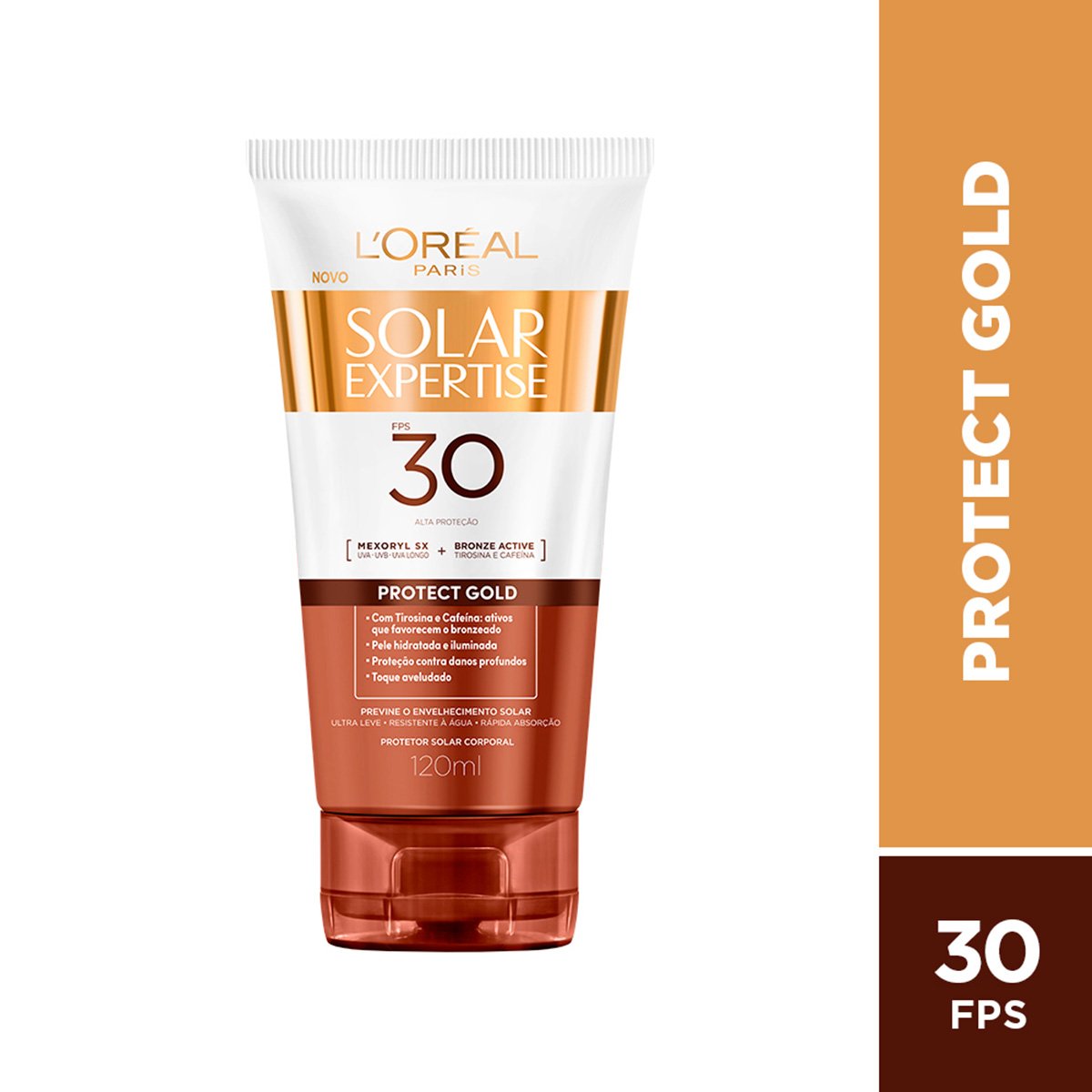 Protetor Bronzeador L'Oreal Paris Solar Expertise Protect Gold FPS 30 - 120ml