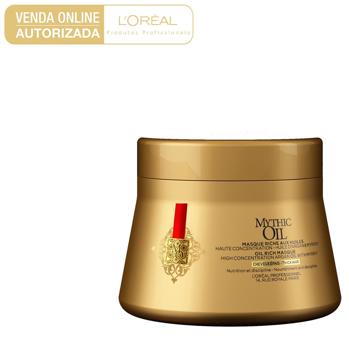 Máscara de Tratamento L'Oreal Professionnel Mythic Oil 200ml