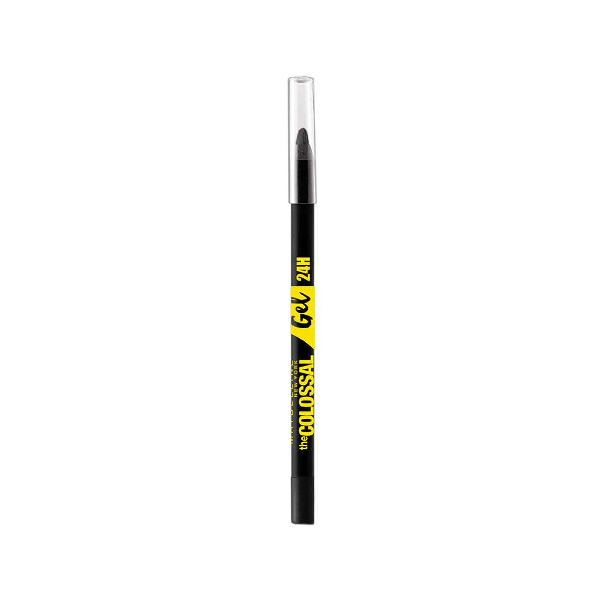 Lápis Colossal Gel Maybelline cor Preto Rockstar