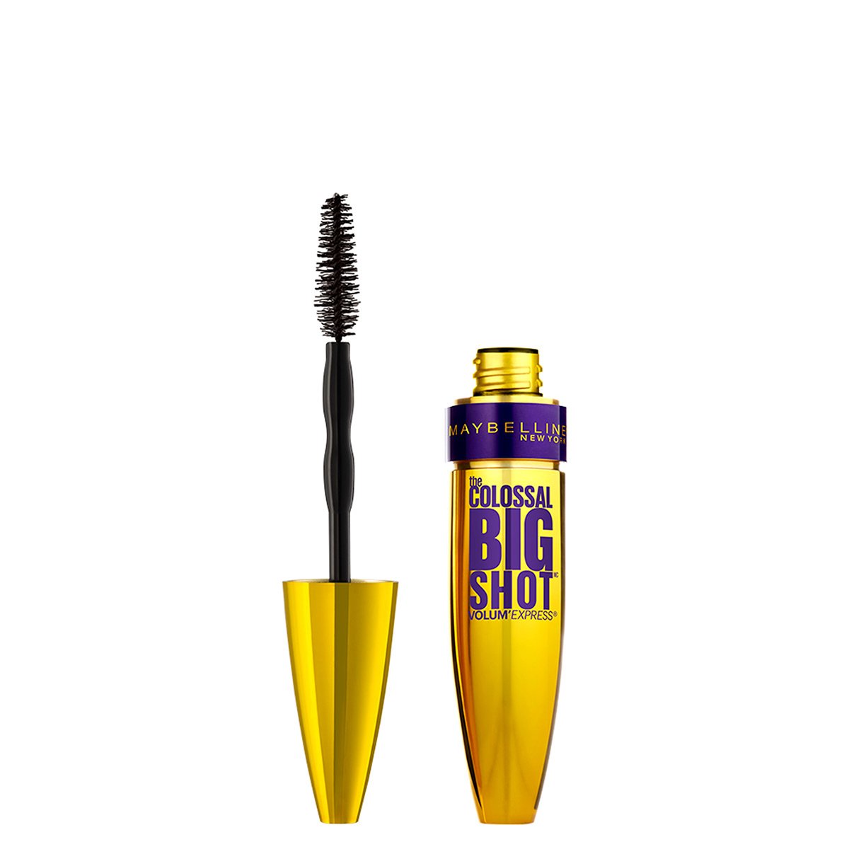Máscara de Cílios Maybelline Colossal Big Shot Very Black À prova D'água