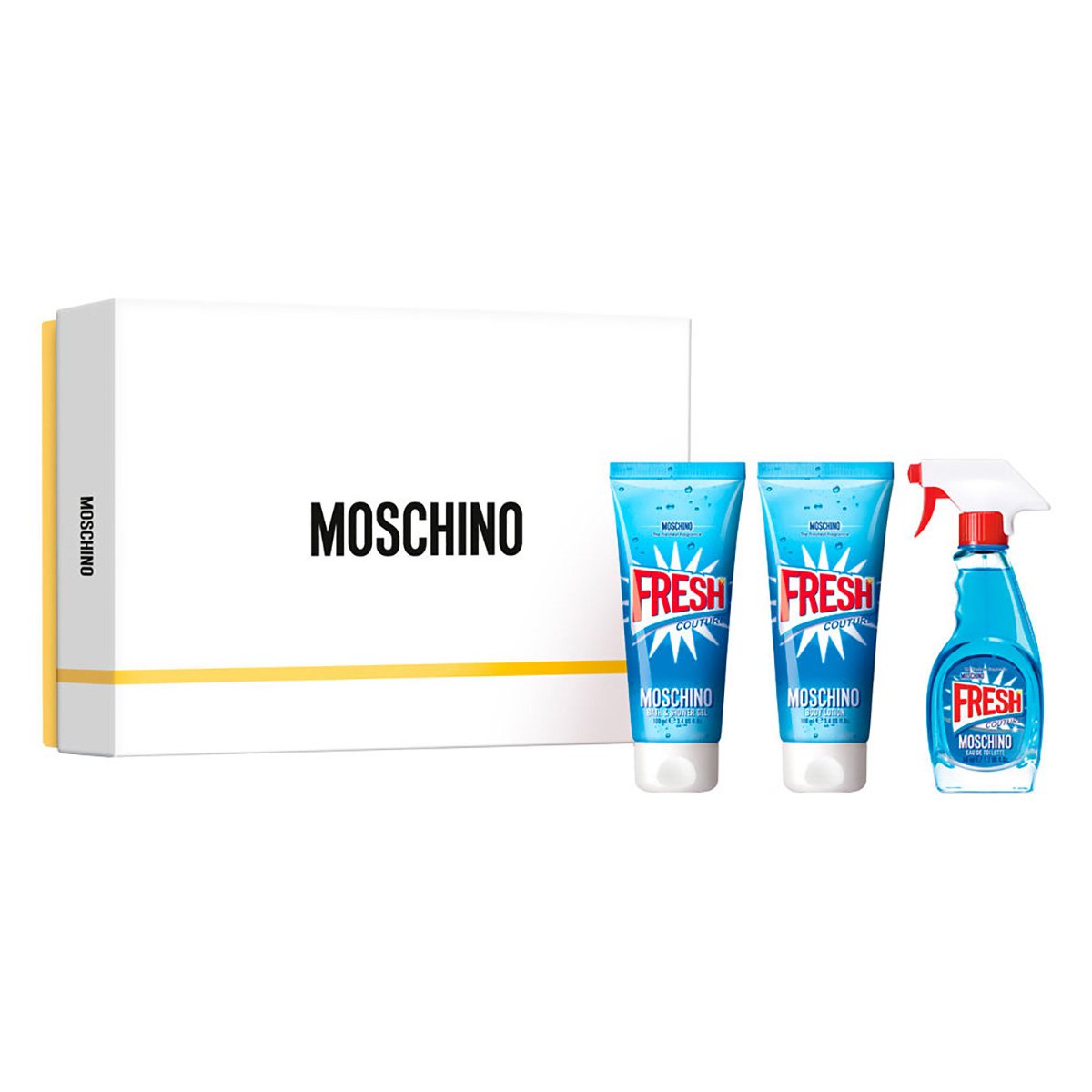 Moschino Fresh Couture Kit - Eau de Toilette + Gel de Banho + Loção Corporal