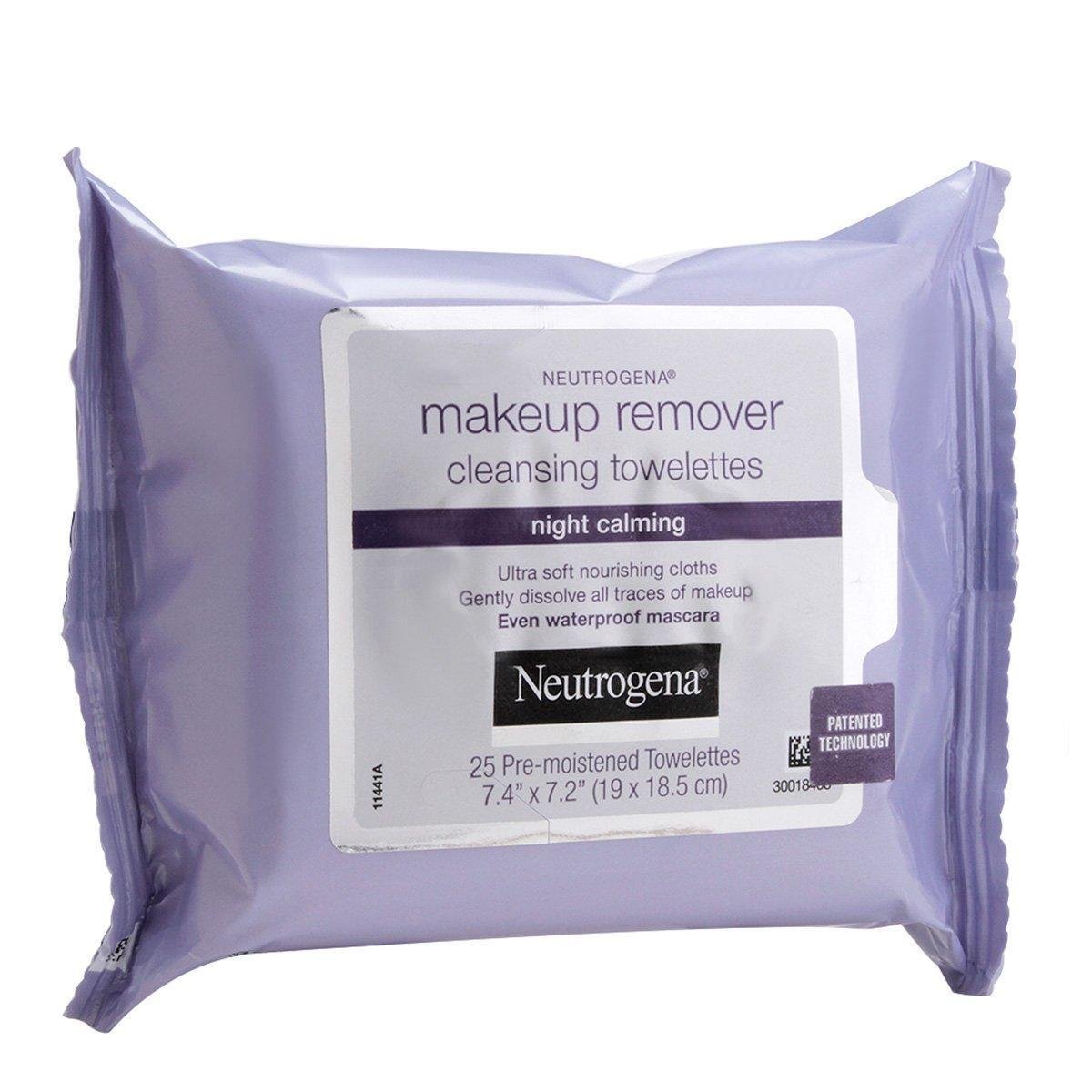 Lenço Demaquilante Neutrogena Night Calming 25 Unidades
