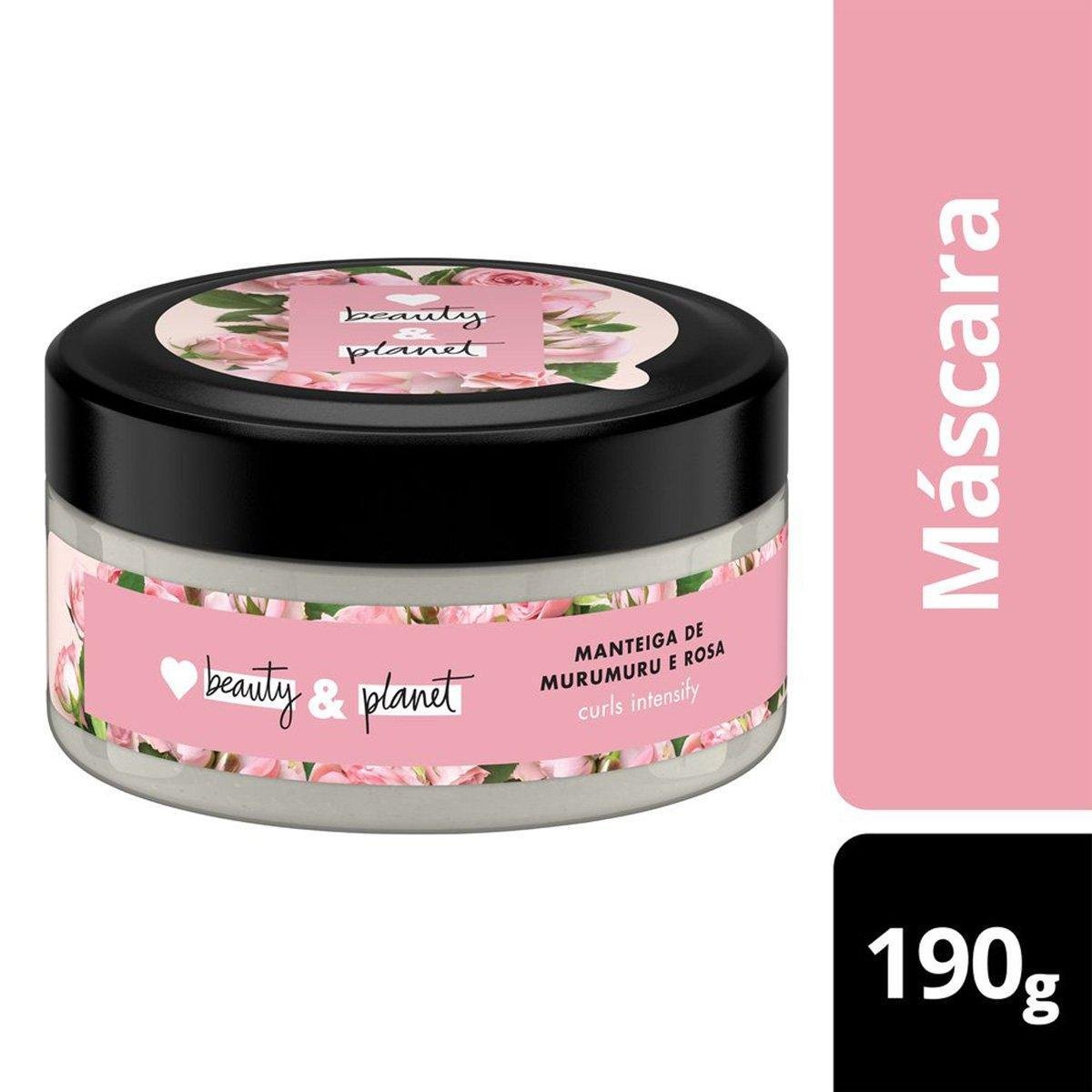 Máscara de Tratamento Curls Intensify Manteiga de Murumuru & Rosa Love Beauty and Planet Pote 190g