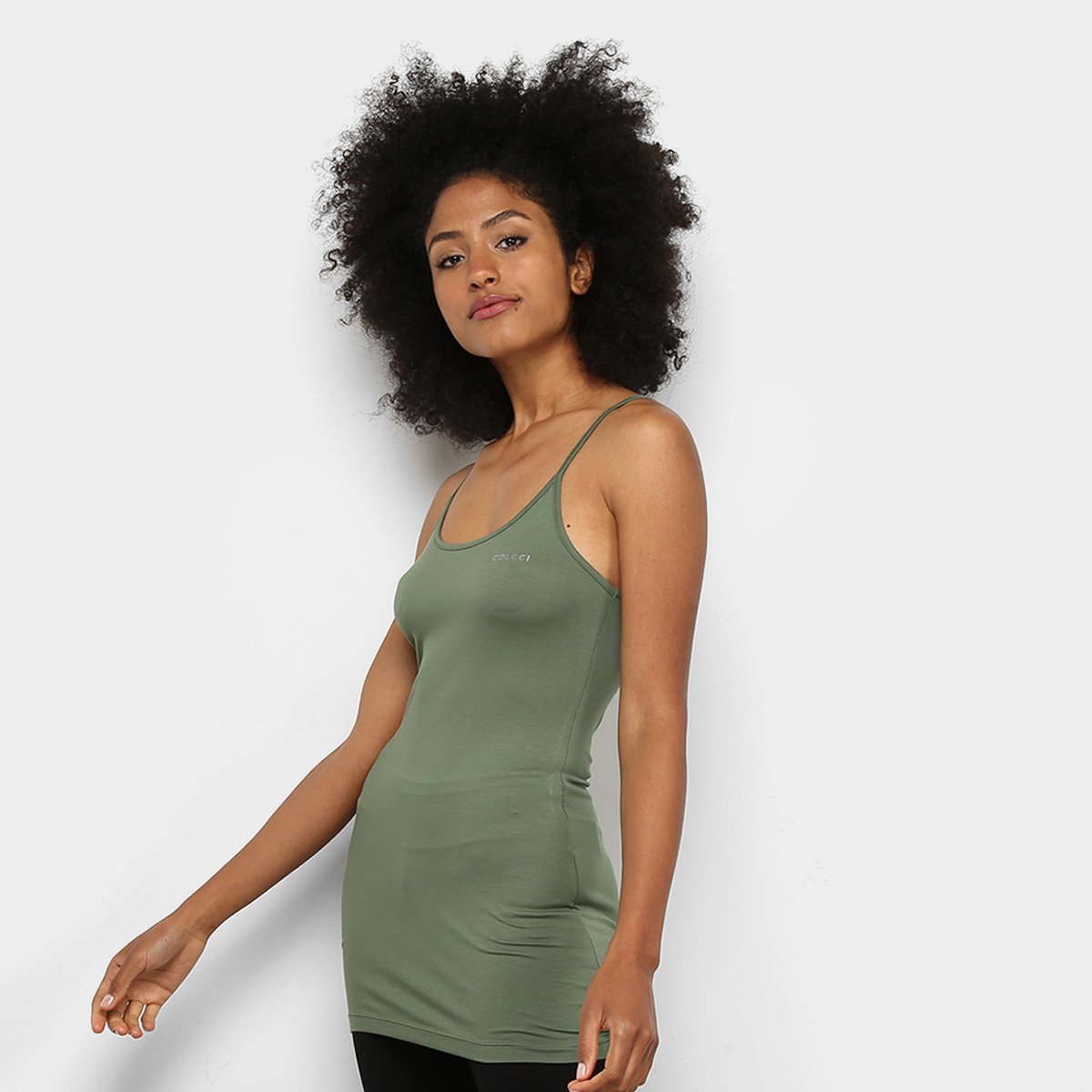 Regata Colcci Fitness Básica Oversized Feminina