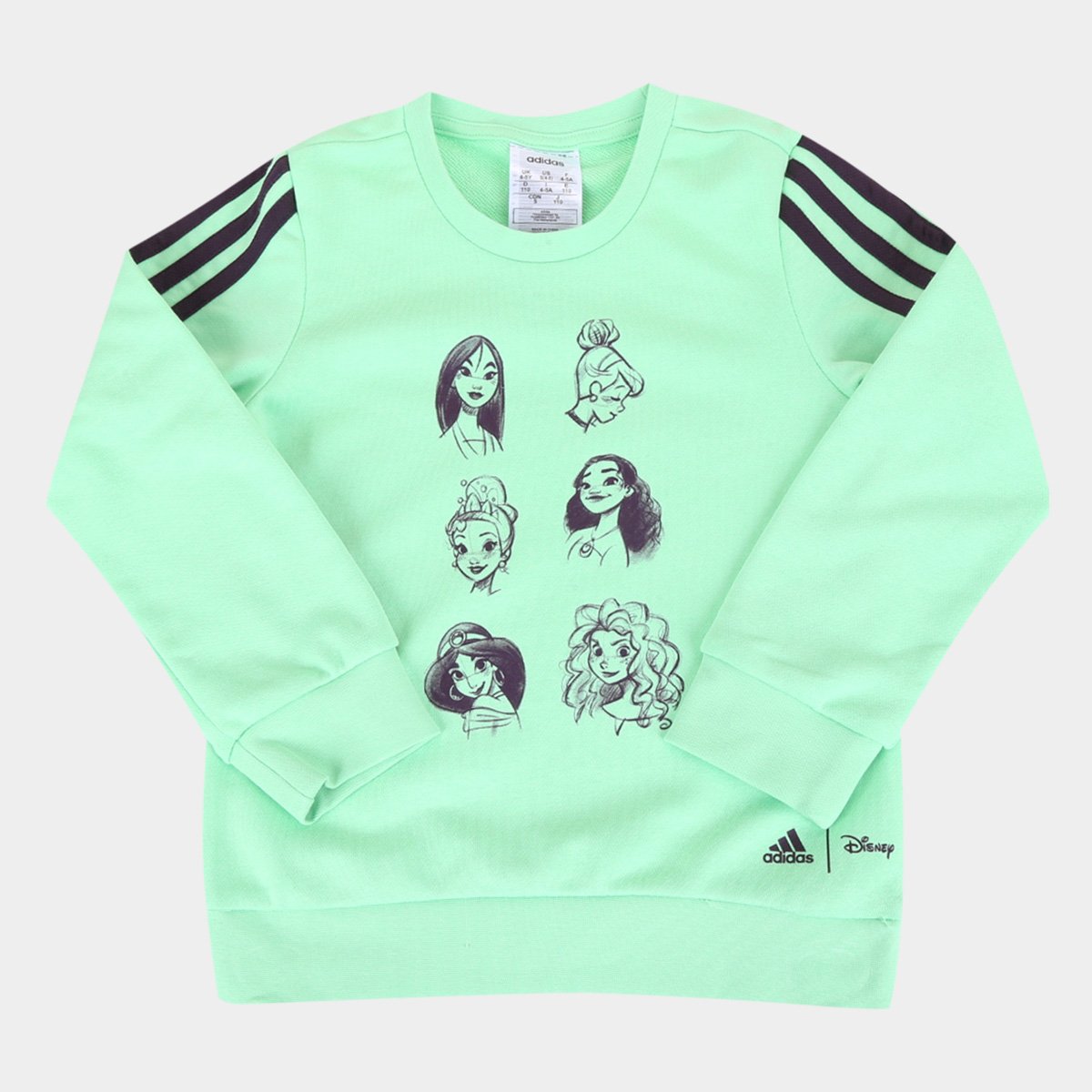 Moletom Infantil Adidas Princesas Disney