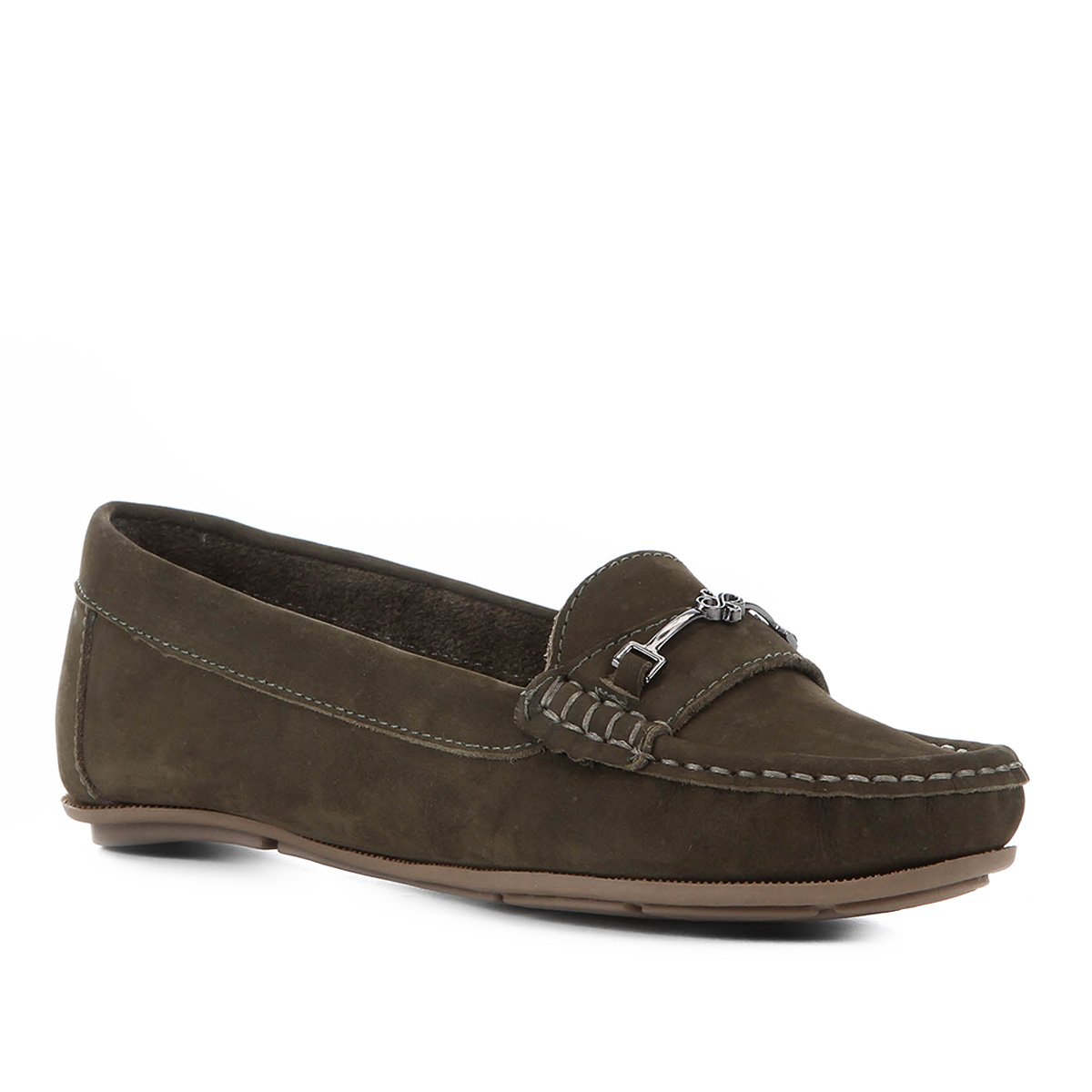 Mocassim Shoestock Bridão Nobuck Feminino