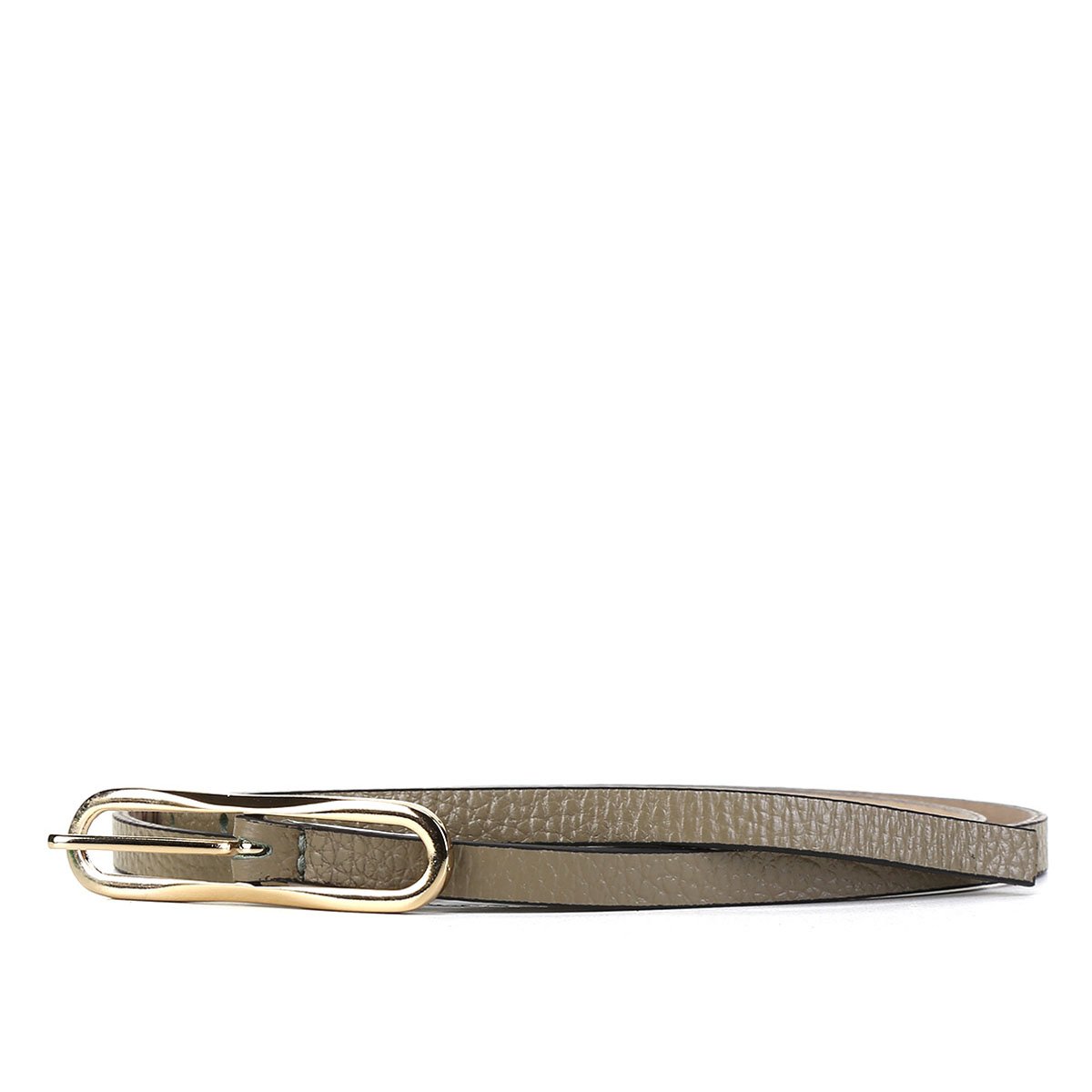 Cinto Couro Shoestock Fivela Oval Feminino