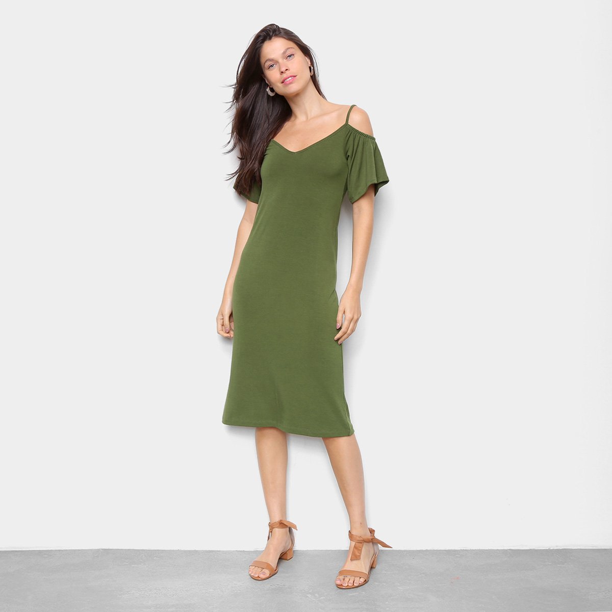 Vestido Volare Midi Ciganinha