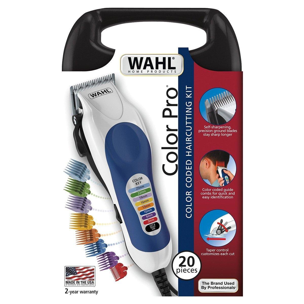 Máquina de Cortar Cabelo Wahl Color Pro 127V