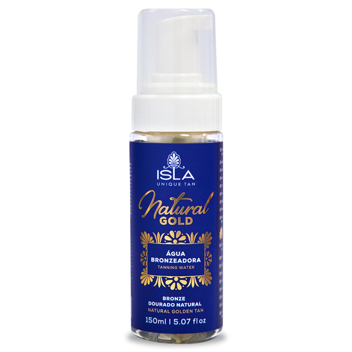 Água Bronzeadora Isla natural Gold Pele Clara - 150ml